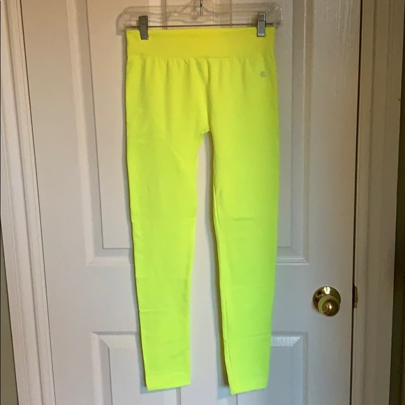 Katya neon yellow yoga/workout pant - Picture 1 of 1